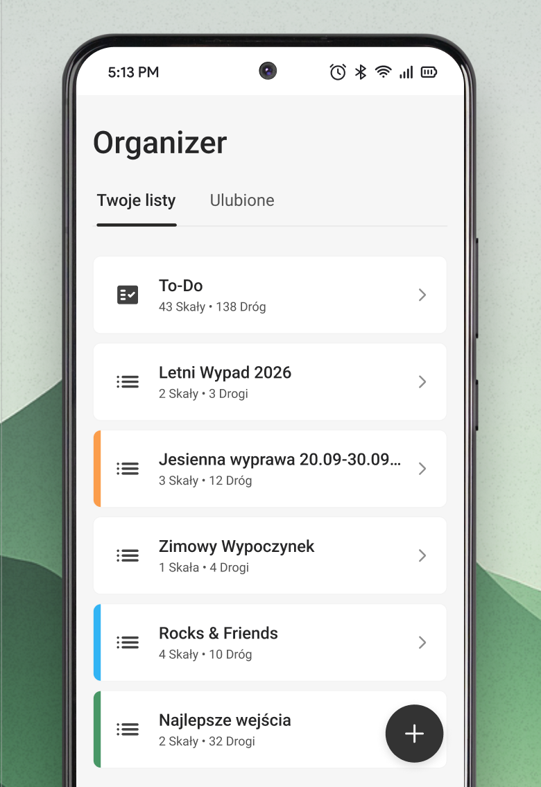 aplikacja wspinaczkowa organizująca Twoje wspinaczki